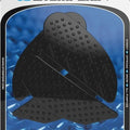 Stomp Volcano Profile Traction Pad Tank Grips Black #55-10-0150B for Kawasaki