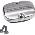 HardDrive Rear Brake Master Cylinder Cover Chrome #053740 Harley Davidson