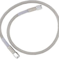 DS Universal Braided Brake Line with AN-3 Fittings 24"