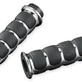 Kuryakyn Iso Grips With Accent Rings Chrome #6205 Harley Davidson