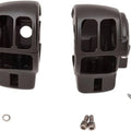 Drag Specialties Radiused Switch Housing Kit for Radio Matte Black #212175