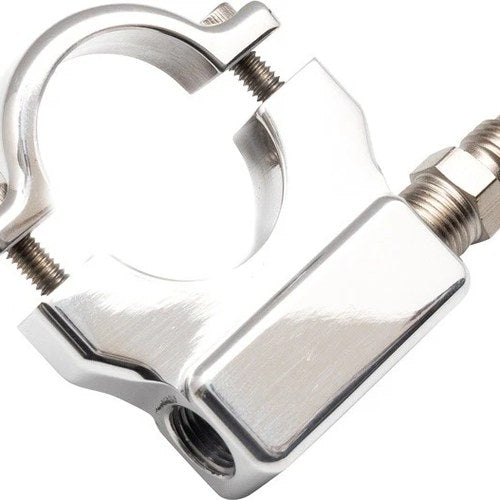 Feuling Oil Pressure Gauge Mount 1.25" Chrome