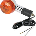K&S DOT Turn Signal Assembly Single Filament Rear Left Chrome Amber #25-2254
