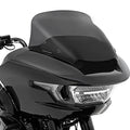 Memphis Shades Spoiler Windshield 6" Dark Black Smoke Harley Davidson Road Glide