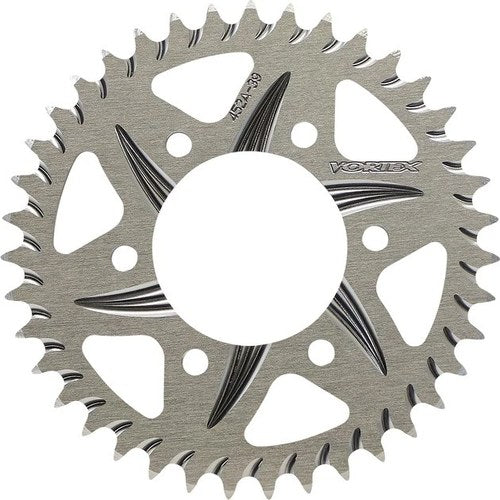 Vortex Aluminum Rear Sprocket 39T 520 Silver #452A-39 for Kawasaki