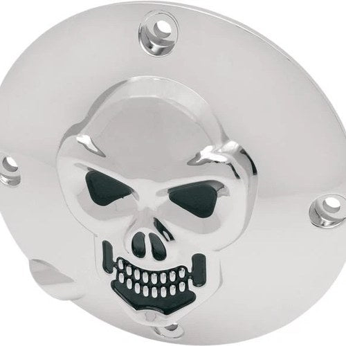DS 3D Skull Derby Cover Chrome Harley Davidson Sportster #142642