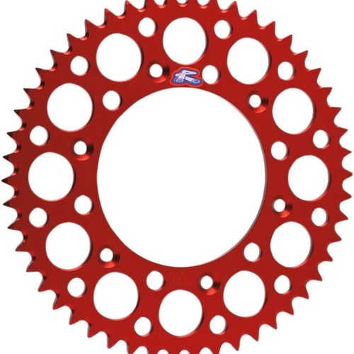 Renthal 420 Ultralight Aluminum Rear Sprocket 55T Red for Honda CR 80 1996-2002