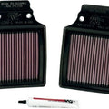 K&N Air Filter #KA-1299-1 fits Kawasaki Ninja ZX-12R 2000-2005