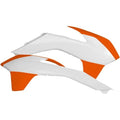 Acerbis Radiator Shrouds White/Orange #2314251088 KTM
