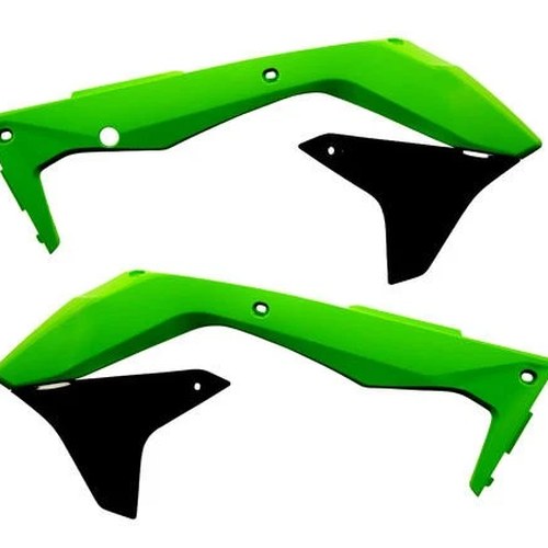 Acerbis Radiator Shrouds Green/Black for Kawasaki KX450F 2016-2017