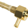 HardDrive Hex Petcock Brass 3/8" Right Side