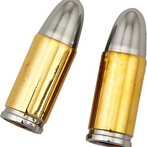 HardDrive Valve Stem Caps Gold Bullet
