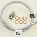 GBrakes 1-Line Brake Line Rear Clear for Kawasaki Ninja ZX-10R 2016-2023