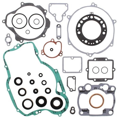 Vertex-Winderosa Complete Gasket Kit with Oil Seals Kawasaki KX250 1993-1996