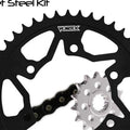 Vortex V3 Wss Chain & Sprocket Kit with Steel Rear Black 17/43T 525RX3-112