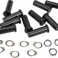 HardDrive Clutch Lever Pins with Clips Black #051208 Harley Davidson