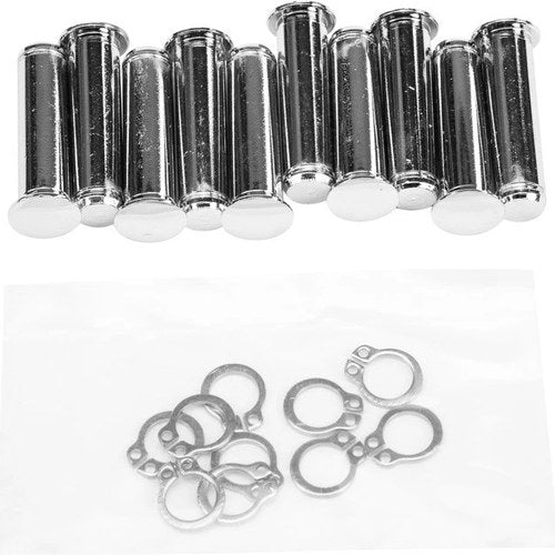 HardDrive Lever Pivot Pins with Clips Chrome #051205 Harley Davidson Sportster