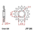 JT Front Sprocket 520 14T #JTF285.14 for Honda CR500R/CR250R 1986-1987