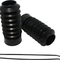 HardDrive Custom 49mm Fork Boots 7"L Black