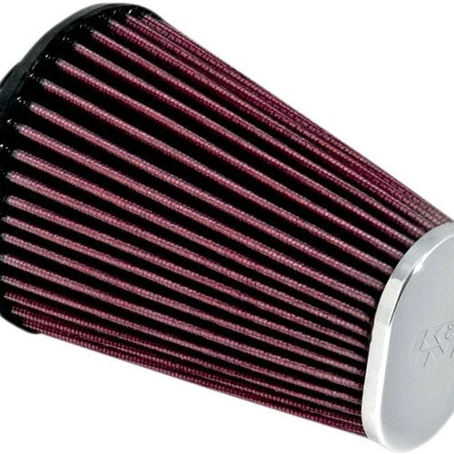 K&N Universal Air Filter RC-3680 Oval Straight 6" Chrome