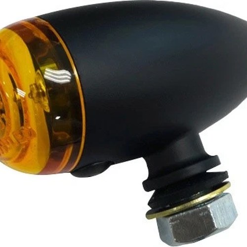 HardDrive Universal LED Marker Light Flat Black with Amber Lens