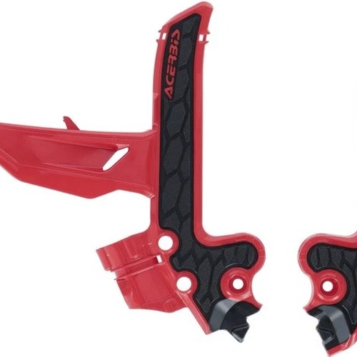 Acerbis X-Grip Frame Guards Red/Black #2986891018 KTM/Gas 85 SX/MC 85 25-26