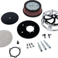 HardDrive Kruel Air Cleaner Kit Chrome