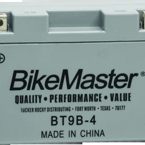BikeMaster Maintenance Free Battery BT9B-4 – Fits Yamaha YP400 Majesty & YFM700R