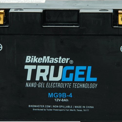 BikeMaster TruGel Battery MG9B-4 – Fits Yamaha YP400 Majesty & YFM700R