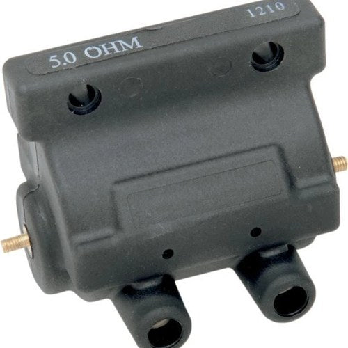 DS Dual-Fire Ignition Coil 5 Ohm Black for Points Ignition 10-2023