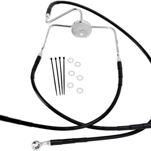 DS Vinyl Brake Line Kit Front +4" #143627 Harley Davidson
