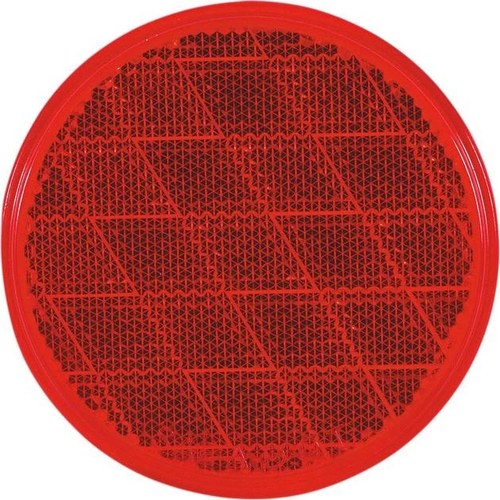 Optronics Round Reflectors 3" Red