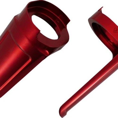 Arlen Ness Method Fork Guards Red #120-021 Harley Davidson