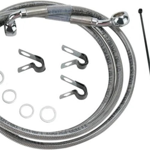 DS Braided Brake Line Kit Front +10" Harley Davidson Heritage Softail/FatBoy