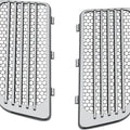 Kuryakyn Radiator Grilles Chrome for Harley Davidson Twin Cooled Models