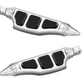 Kuryakyn Stiletto Driver Footpegs Male Mount Chrome #4475 Harley Davidson