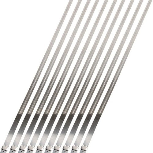 Dei Stainless Steel Exhaust Wrap Ties 1/2"x20" 10-Pack