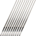 Dei Stainless Steel Exhaust Wrap Ties 1/2"x20" 10-Pack