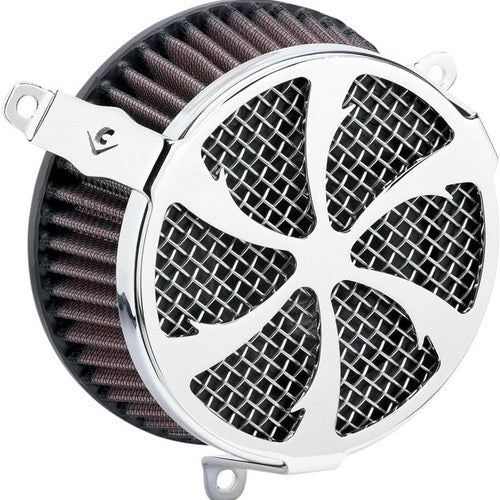 Cobra Swept Air Intake System Chrome #606-0101-01-SB Harley Davidson