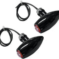 Joker Machine Astro Custom Mount LED Marker Lights Black/Amber Harley-Davidson