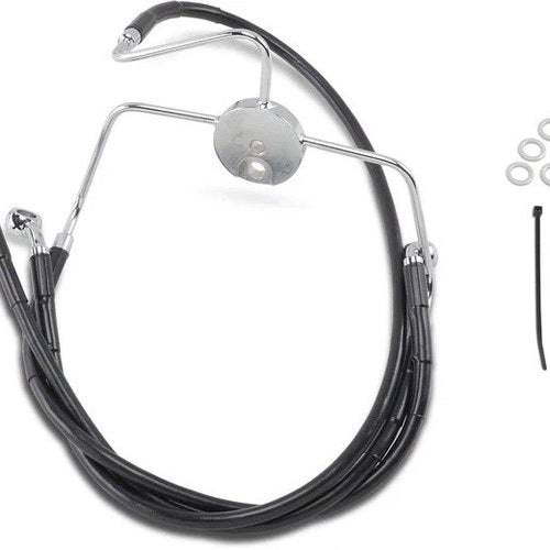 DS Vinyl Brake Line Kit Front +2" #143626 Harley Davidson