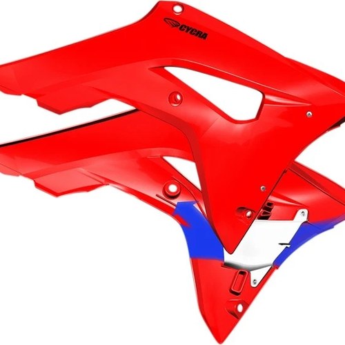 Cycra Powerflow Radiator Shrouds Red fits Honda CRF250R 4-Stroke/CRF450R