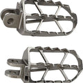 Moose ND Series Footpegs Silver for Kawasaki/Suzuki KLX/DRZ/RM/RMX