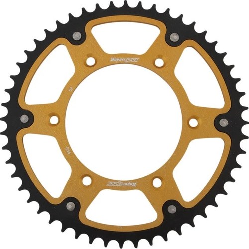 Supersprox Stealth Rear Sprocket 520 52T Gold #RST-990-52-GLD