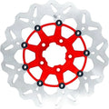 GBrakes Floating Wave Brake Rotor 12.5" Front Red #GBDU029 Harley Davidson