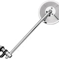 Emgo 3-Way Clamp-On Mirror Round 10" Stem Chrome Universal