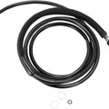 Drag Specialties Black Vinyl Hydraulic Clutch Line 80-1/8" +10" Black #211916