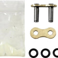JT 520 X1R Heavy-Duty X-Ring Chain Rivet-Type Master Link Gold