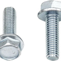 Bolt Motorcycle Hardware Hex Head Flange Bolts M6 x 20mm 10-Pack