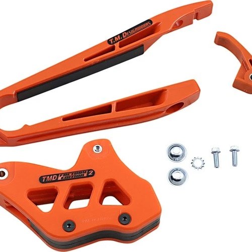 TM Designworks Factory Edition #2 Chain Slide-N-Glide Kit Orange #DCK-ORK-OR KTM